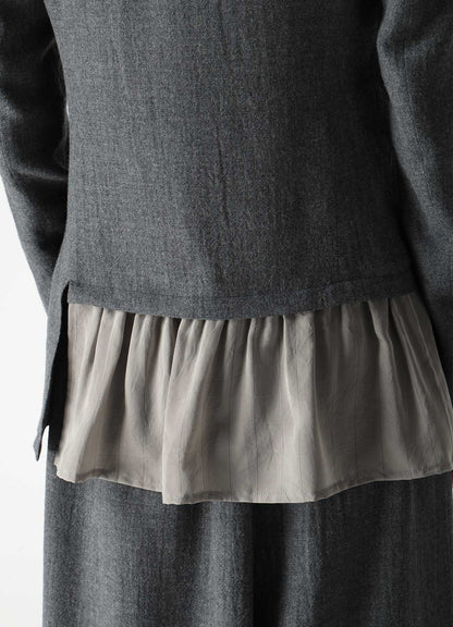 WOOL VIYELLA STRIPES JACKET