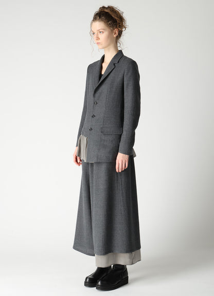 WOOL VIYELLA STRIPES JACKET