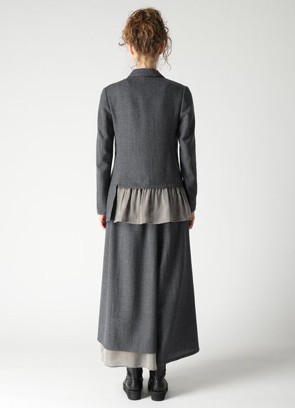 WOOL VIYELLA STRIPES JACKET