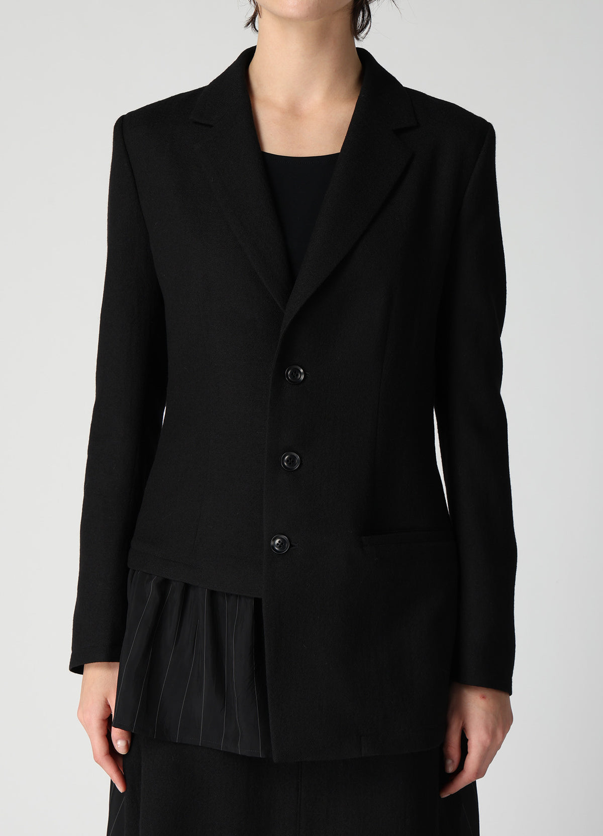 WOOL VIYELLA STRIPES JACKET