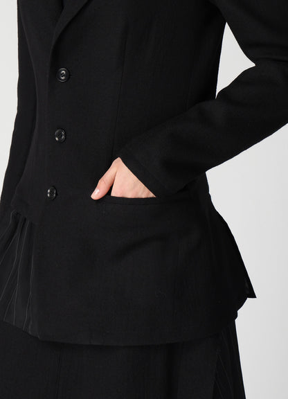 WOOL VIYELLA STRIPES JACKET