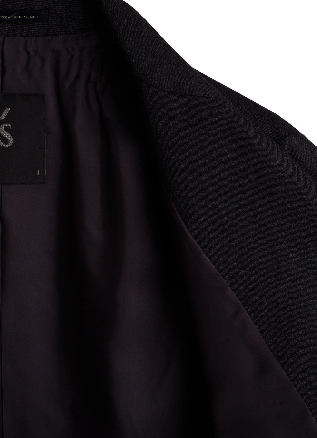 WOOL GABARDINE BIG TAILORED JACKET