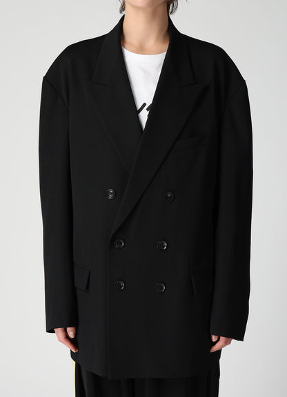 WOOL GABARDINE BIG TAILORED JACKET