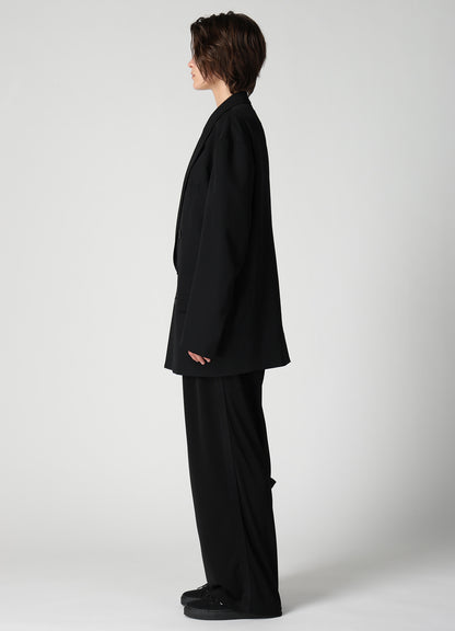 WOOL GABARDINE BIG TAILORED JACKET