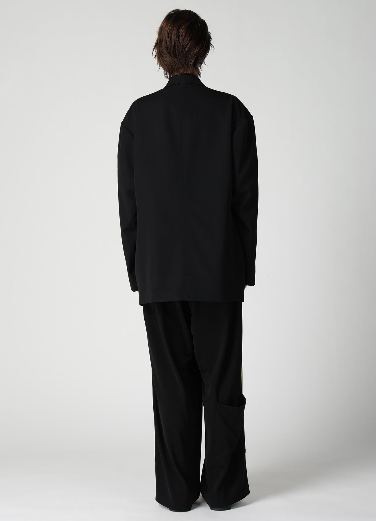 WOOL GABARDINE BIG TAILORED JACKET