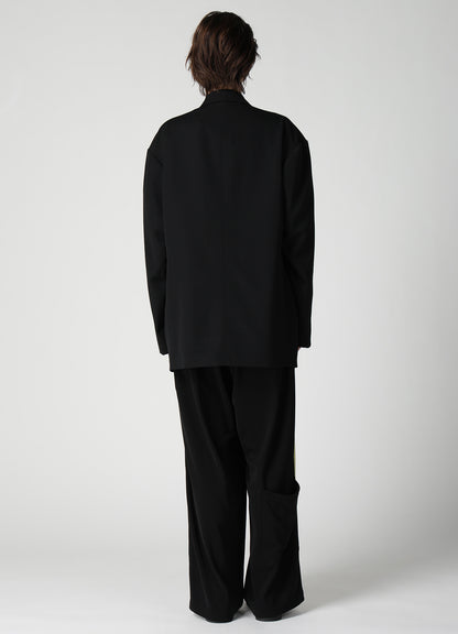 WOOL GABARDINE BIG TAILORED JACKET