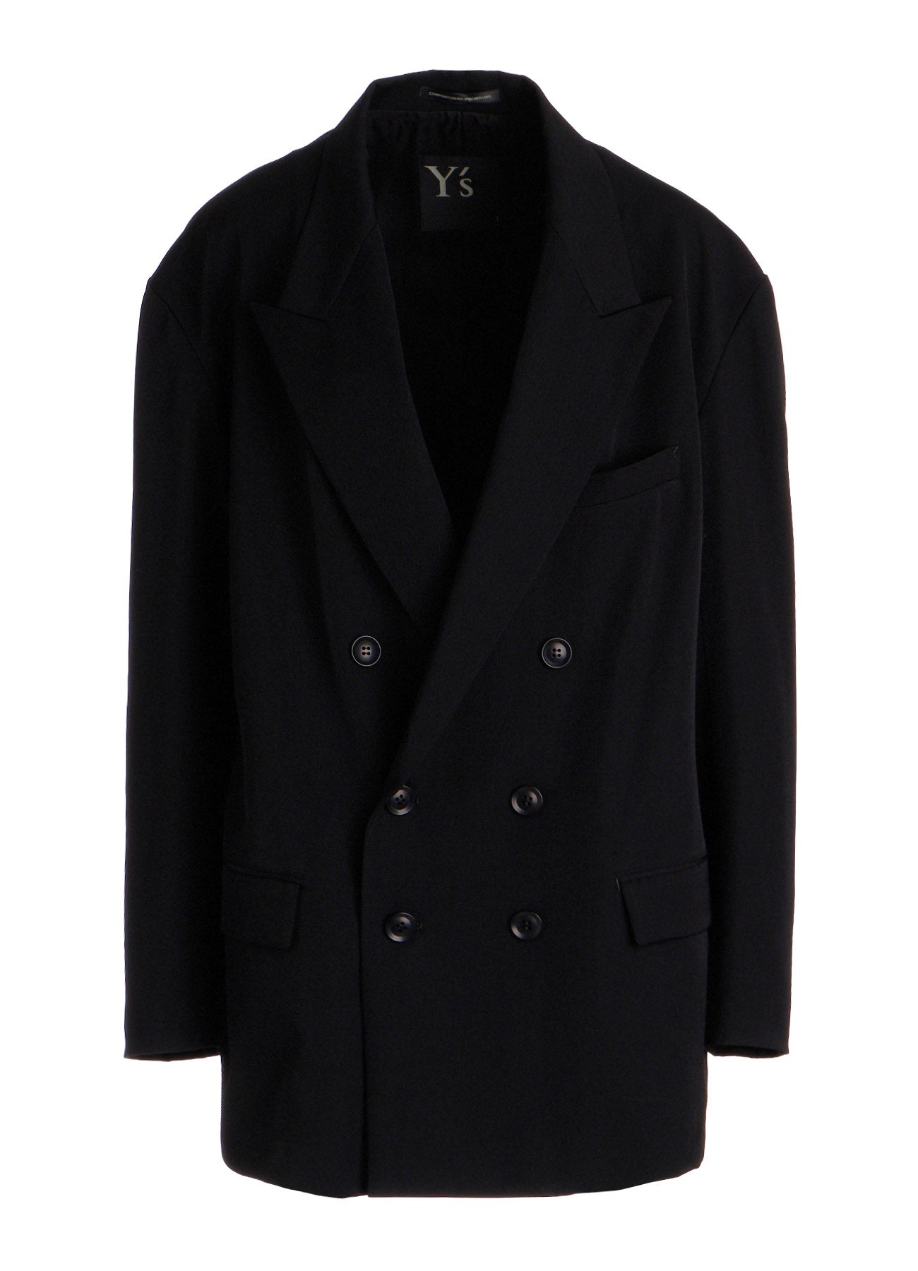 WOOL GABARDINE BIG TAILORED JACKET