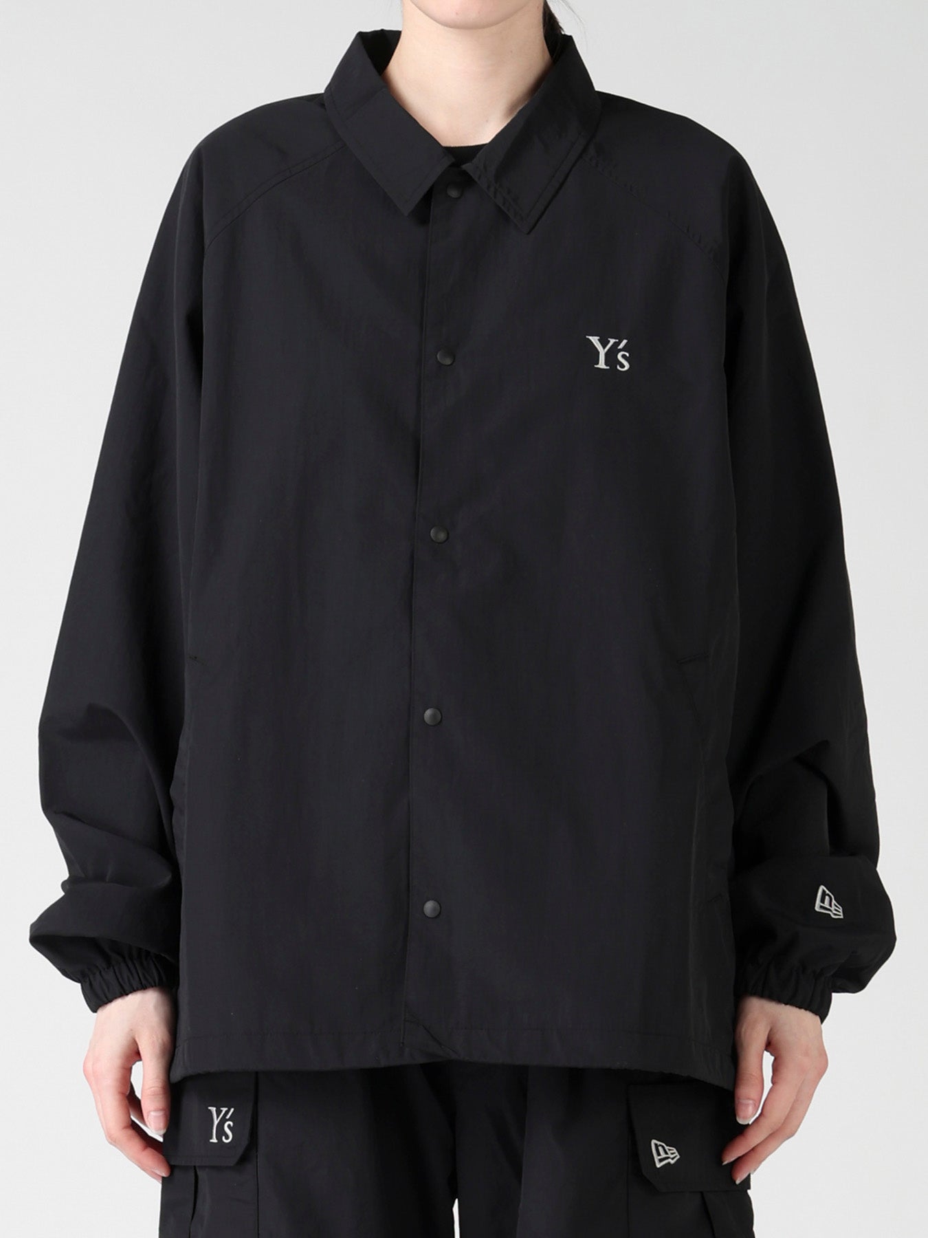 Y's × New Era NYLON COACH JACKET