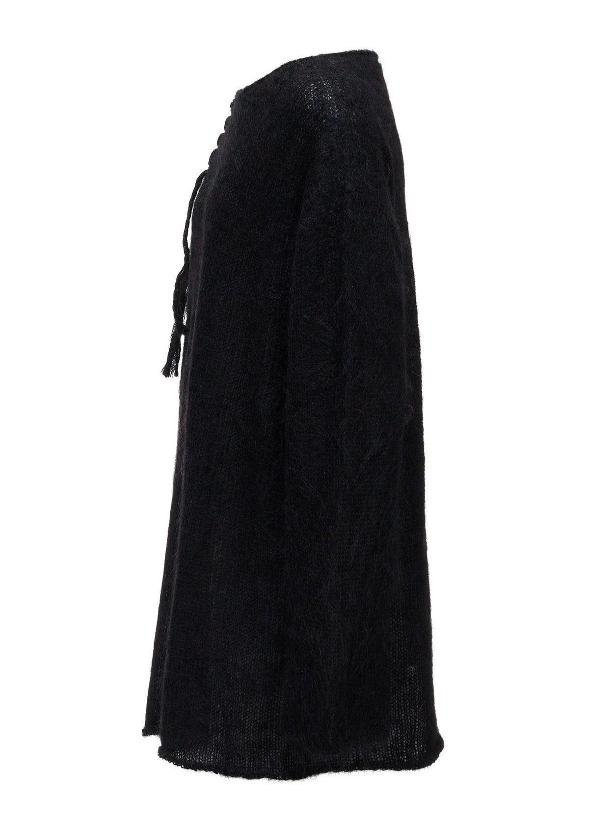 OVERSIZED MOHAIR BLEND KNIT PULLOVER
