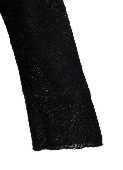 OVERSIZED MOHAIR BLEND KNIT PULLOVER