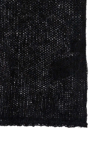 OVERSIZED MOHAIR BLEND KNIT PULLOVER