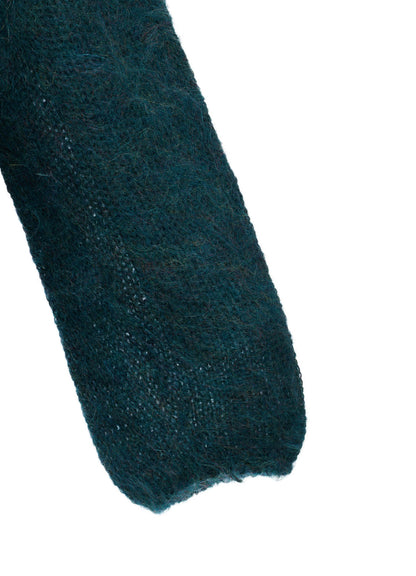 OVERSIZED MOHAIR BLEND V-NECK CARDIGAN