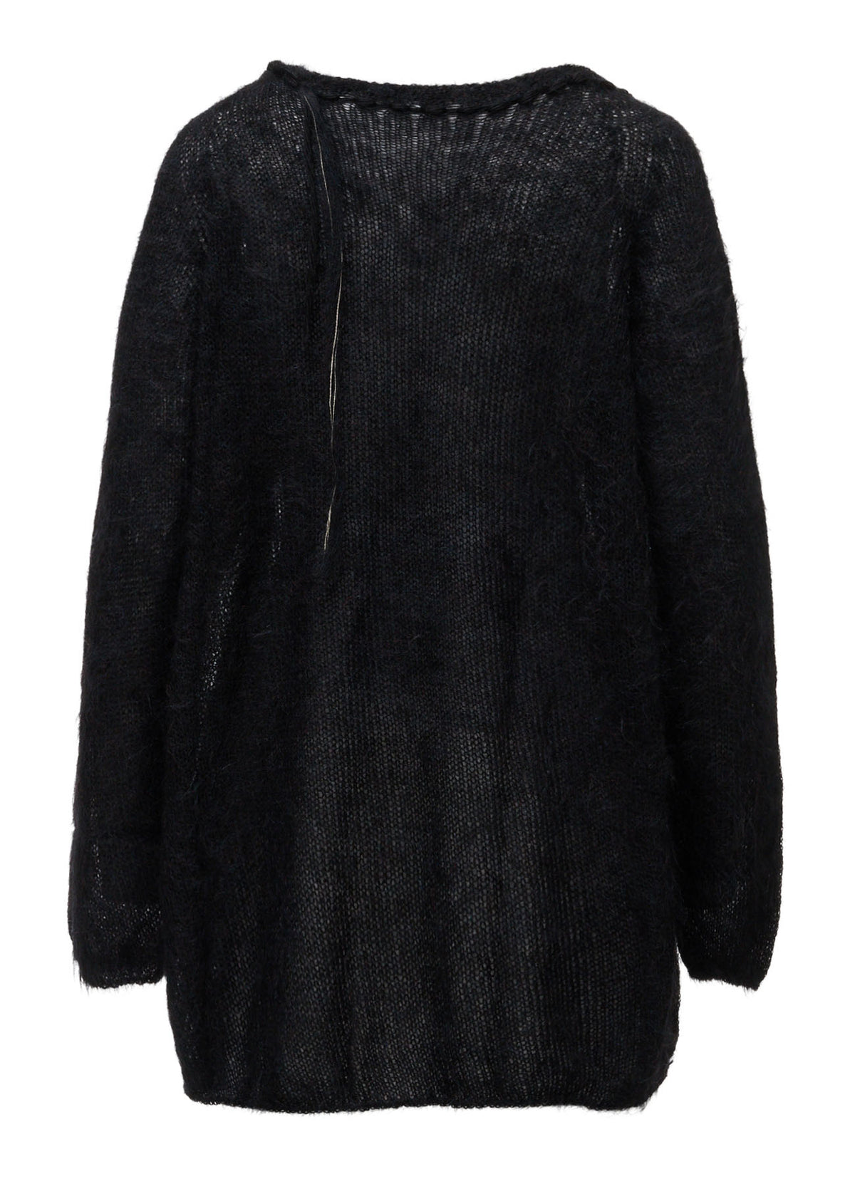 OVERSIZED MOHAIR BLEND V-NECK CARDIGAN