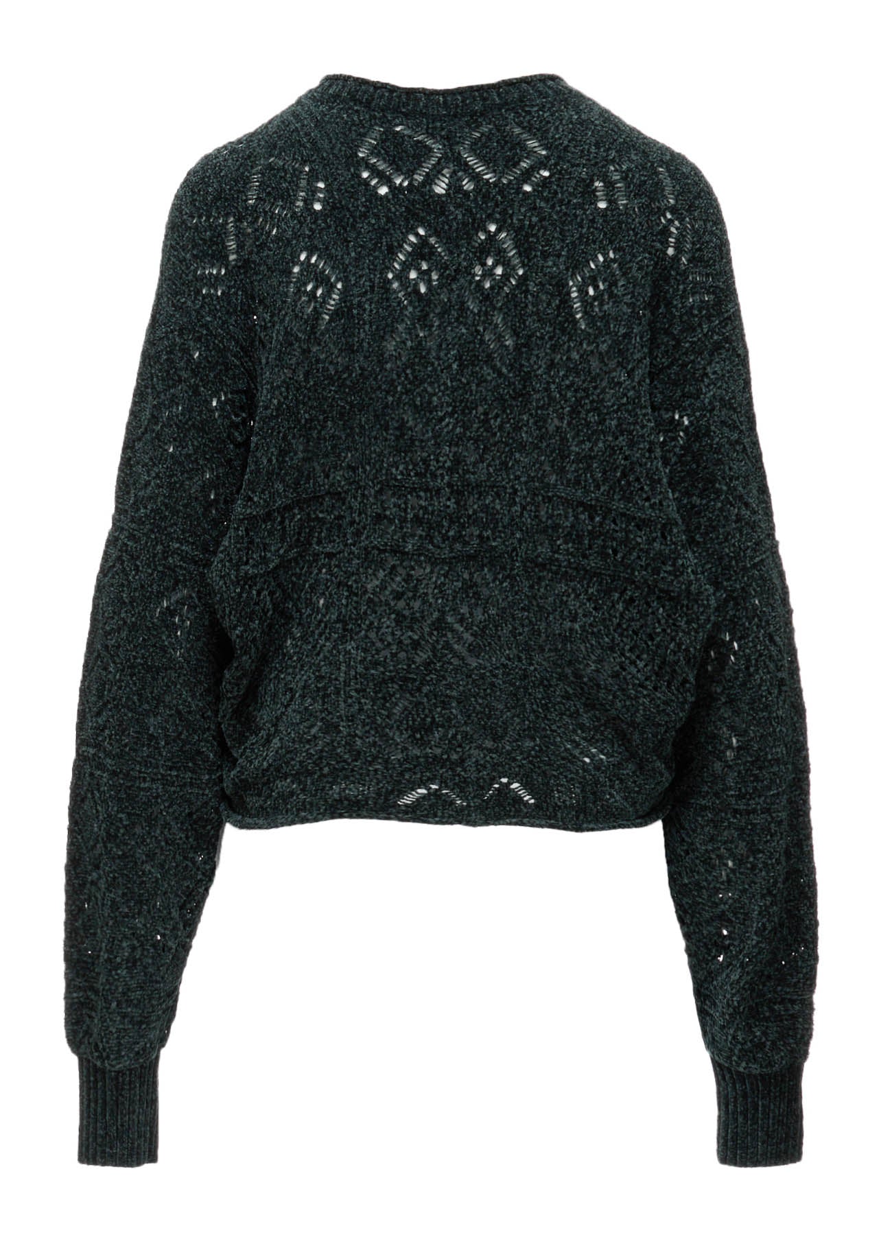 CHENILLE OPENWORK CARDIGAN