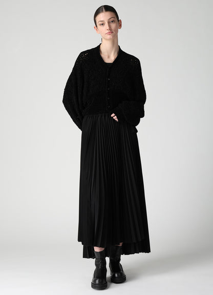 CHENILLE OPENWORK CARDIGAN