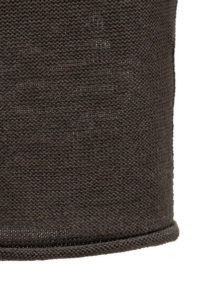 JERSEY PLATING HIGH NECK PULLOVER
