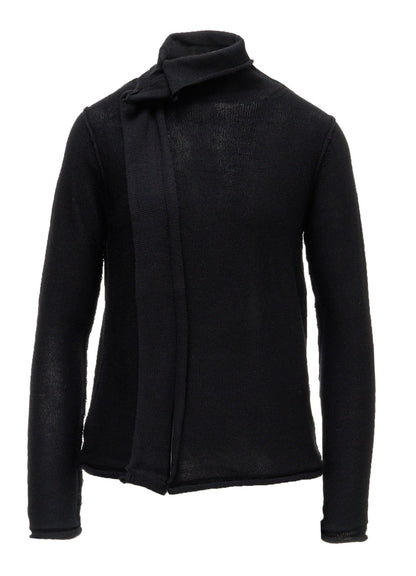 JERSEY PLATING HIGH NECK PULLOVER