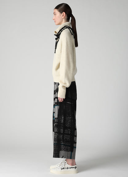 JERSEY TOGGLE BUTTON PULLOVER