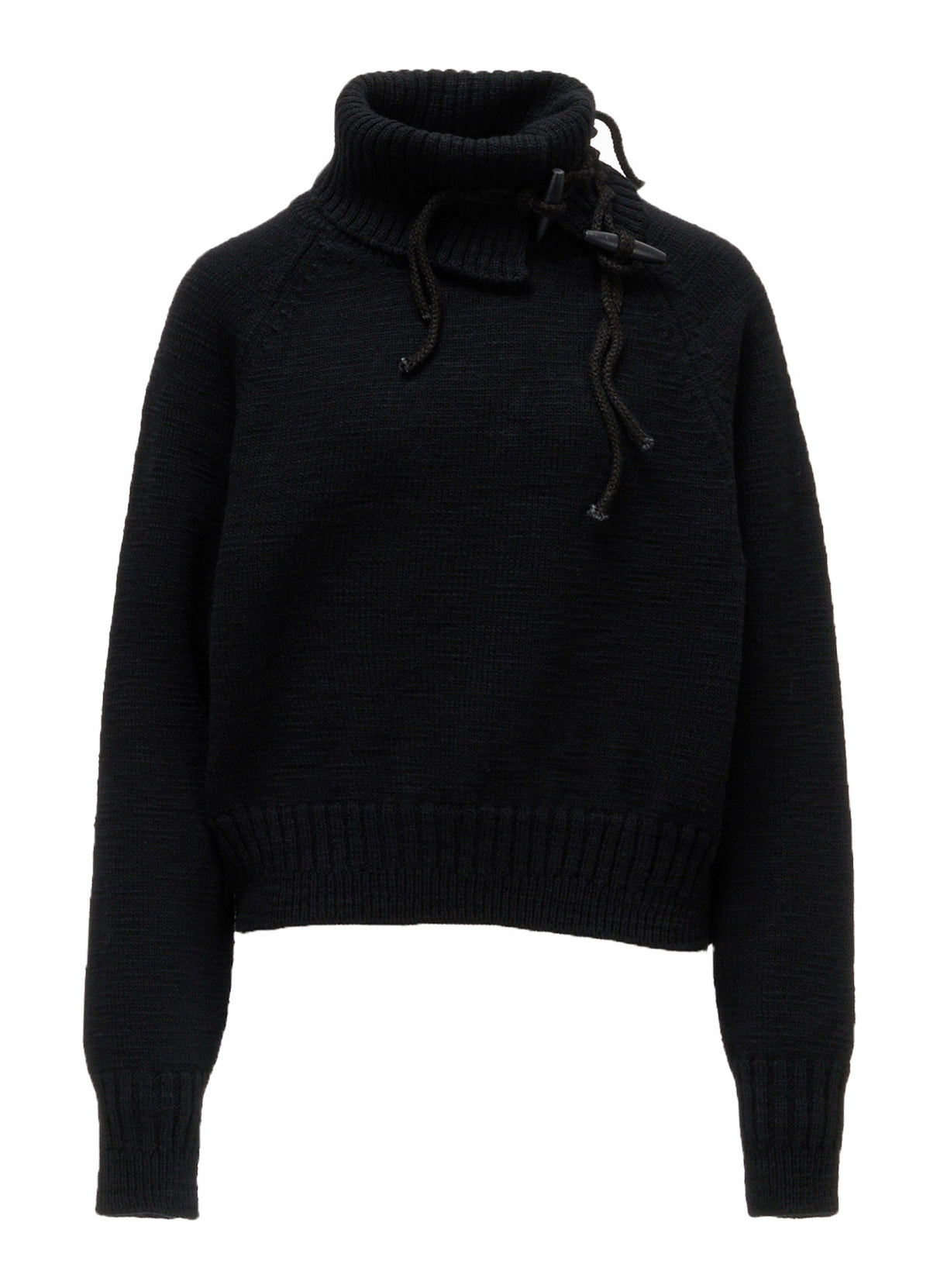 JERSEY TOGGLE BUTTON PULLOVER