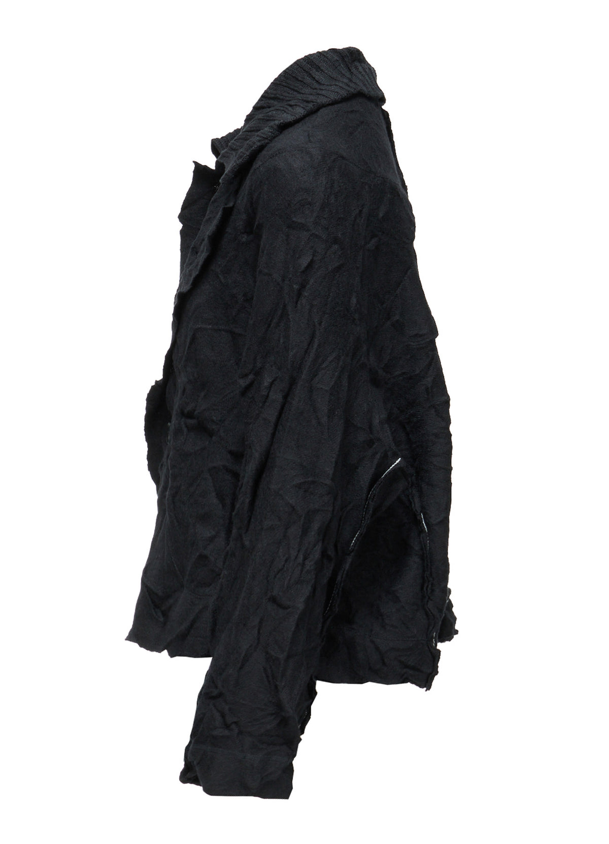 MILLED JERSEY SHORT JACKET