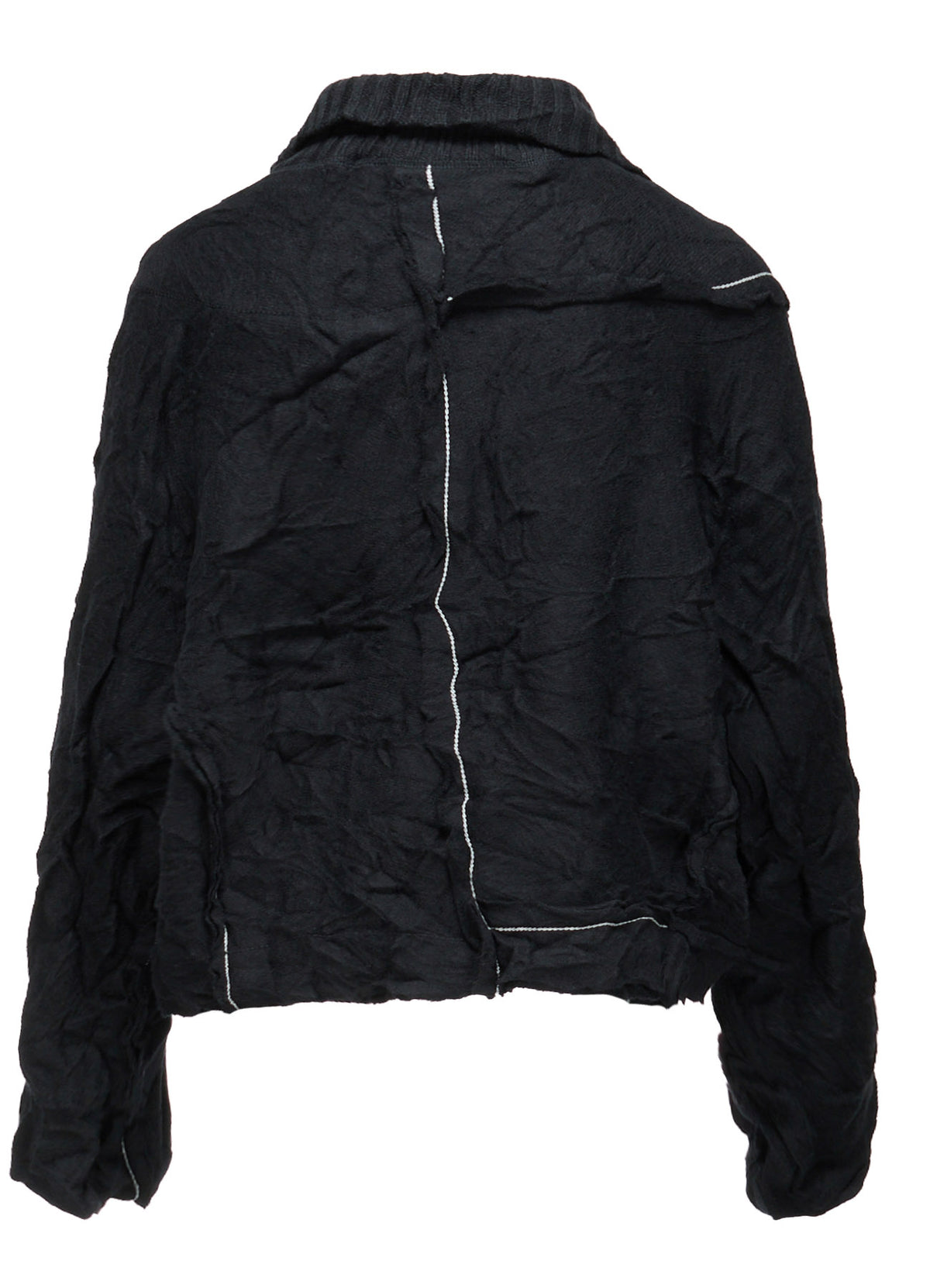 MILLED JERSEY SHORT JACKET
