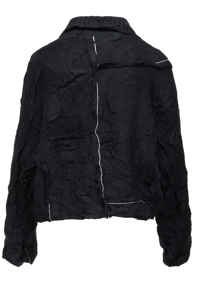 MILLED JERSEY SHORT JACKET