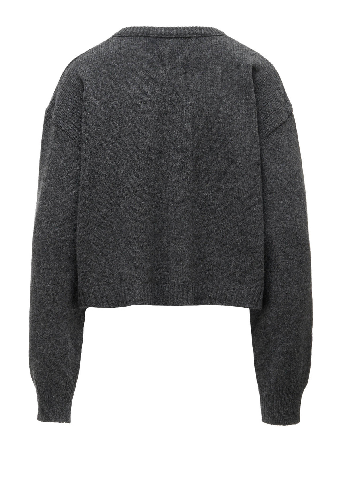 7G JERSEY PATCH APPLIQUE KNIT CARDIGAN