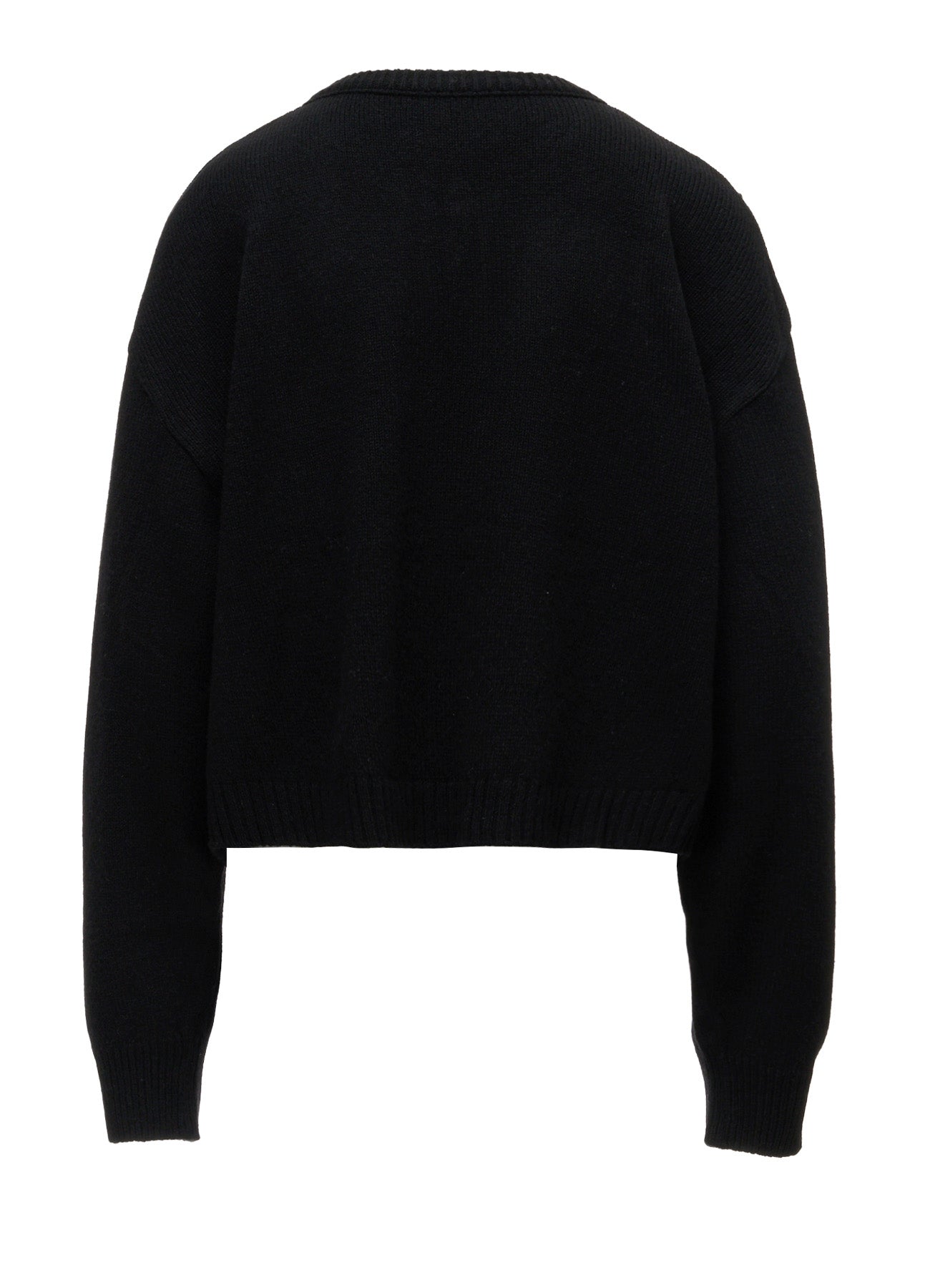 7G JERSEY PATCH APPLIQUE KNIT CARDIGAN – THE SHOP YOHJI YAMAMOTO