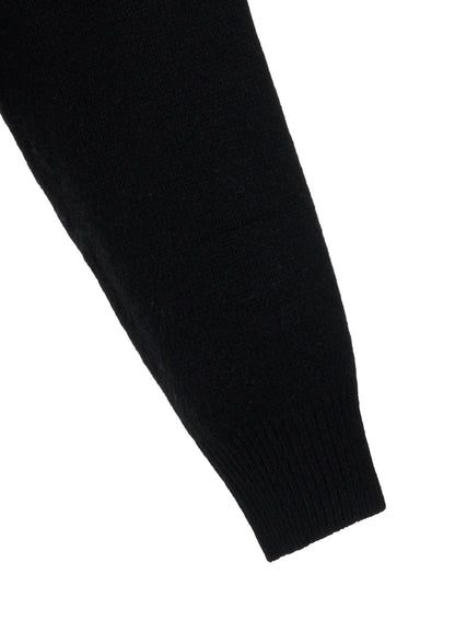 7G JERSEY PATCH APPLIQUE KNIT CARDIGAN