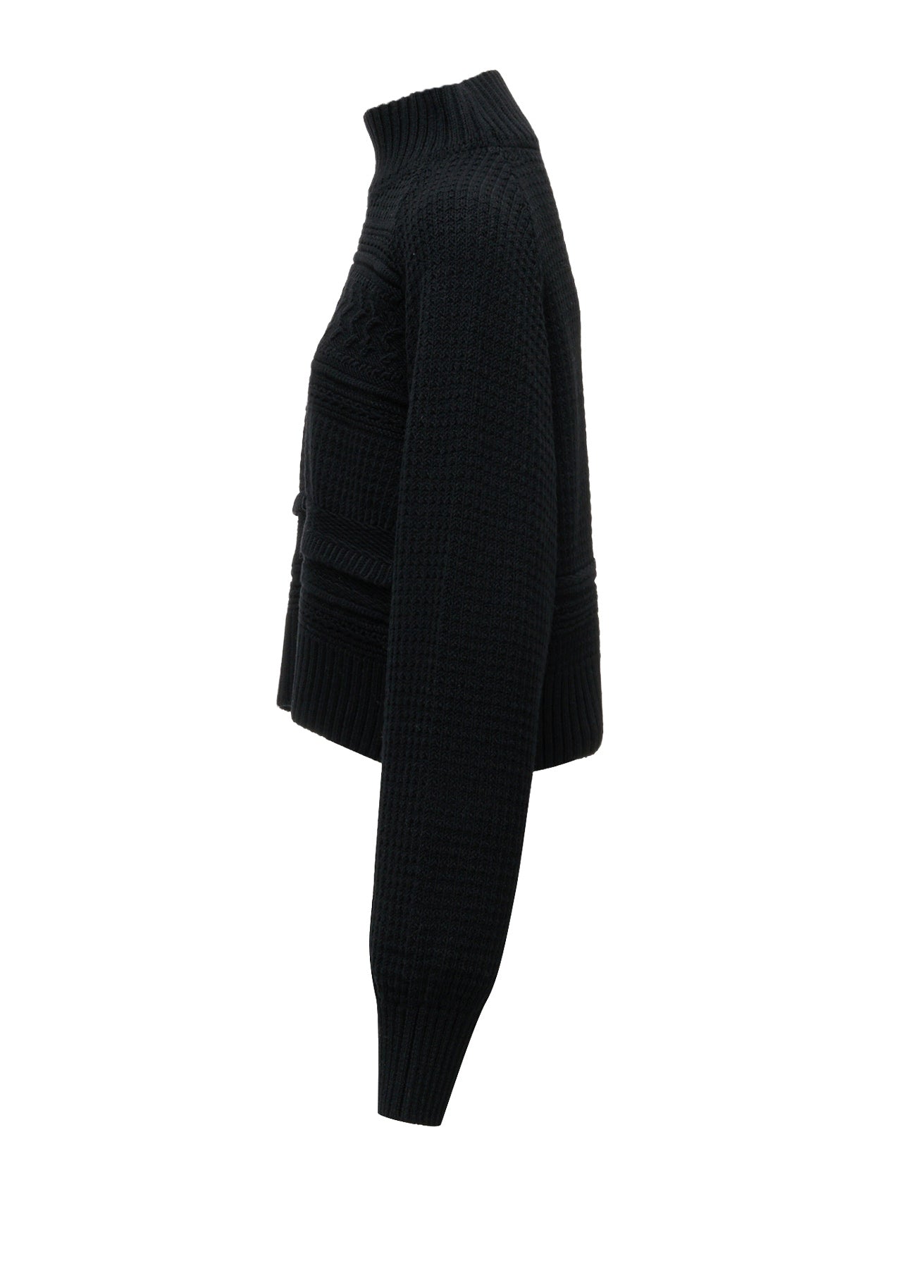 5G KNIT HIGH NECK CROPPED PULLOVER – THE SHOP YOHJI YAMAMOTO