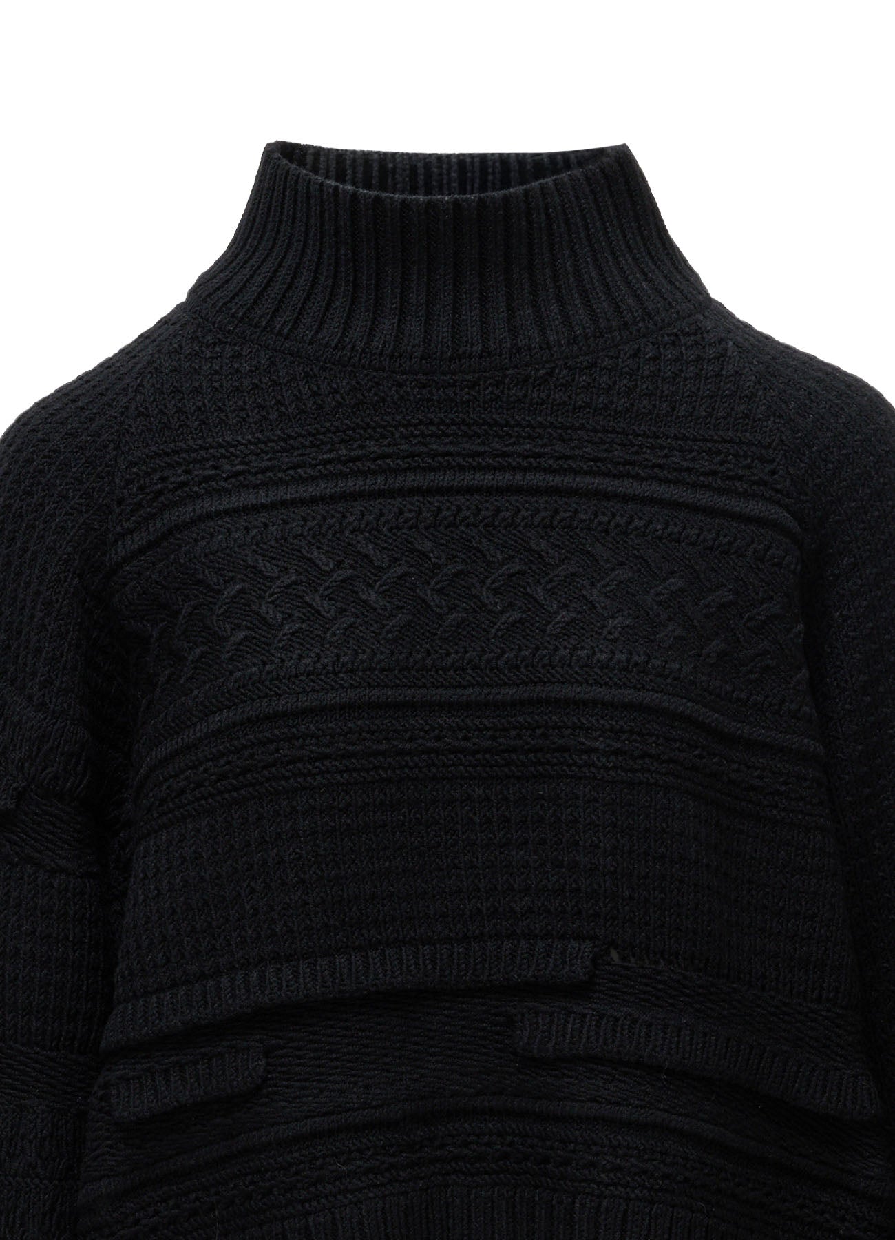 5G KNIT HIGH NECK CROPPED PULLOVER – THE SHOP YOHJI YAMAMOTO