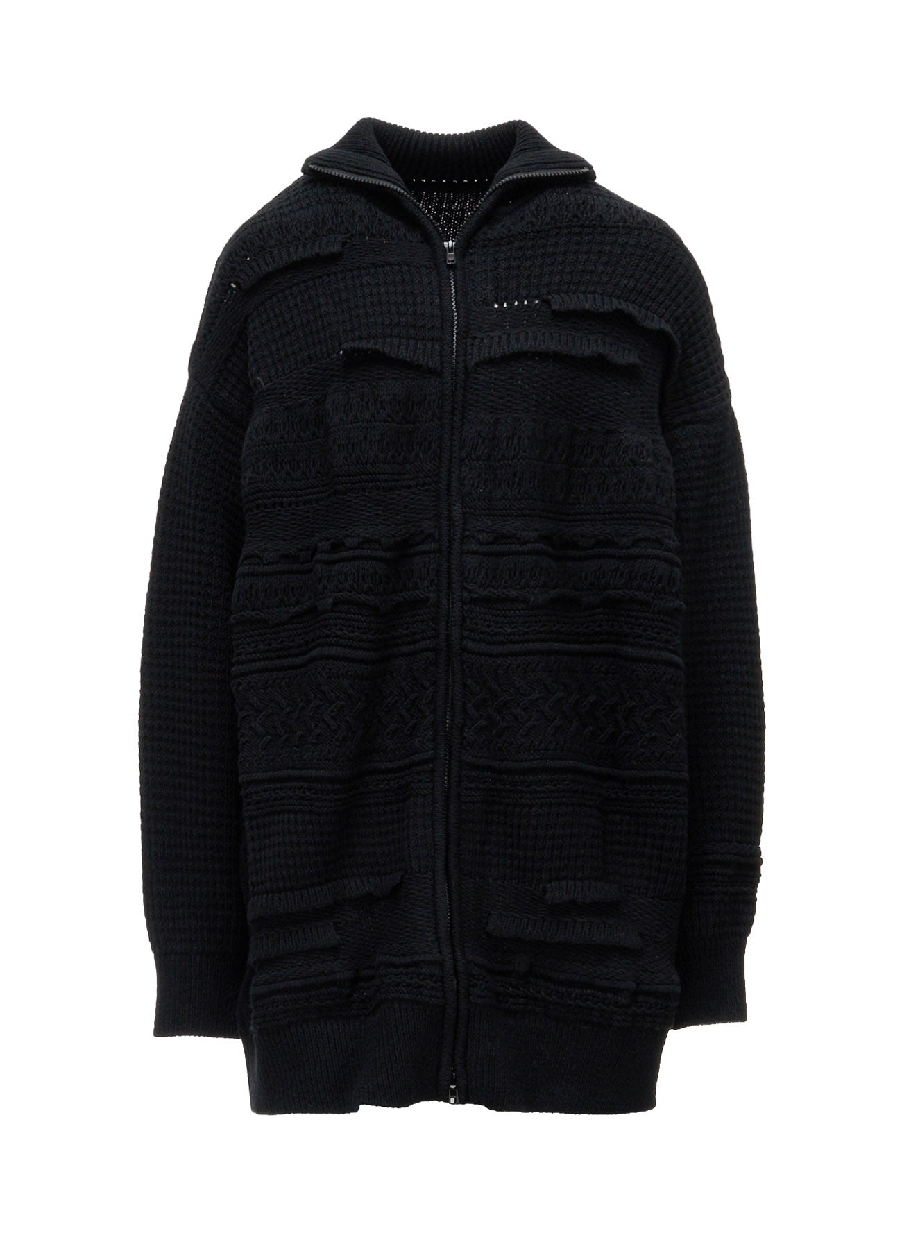 5G KNIT ZIP-UP PULLOVER – THE SHOP YOHJI YAMAMOTO