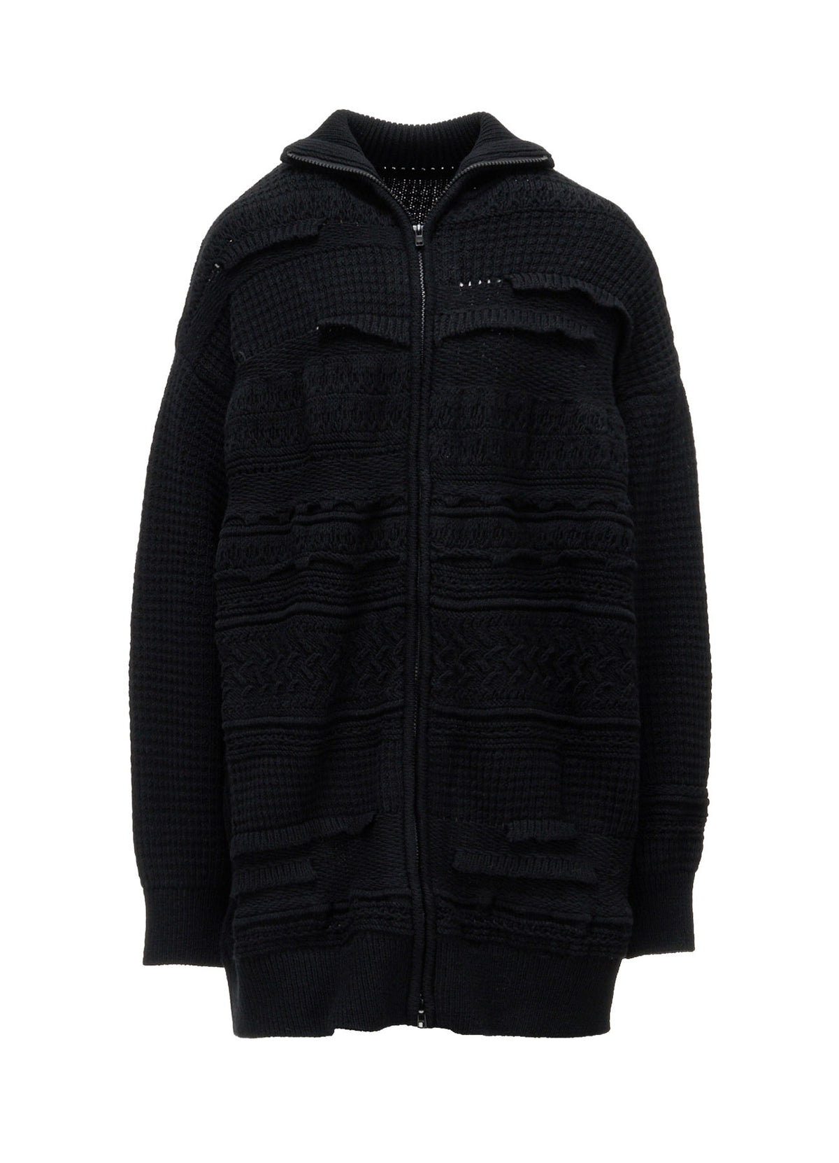 5G KNIT ZIP-UP PULLOVER
