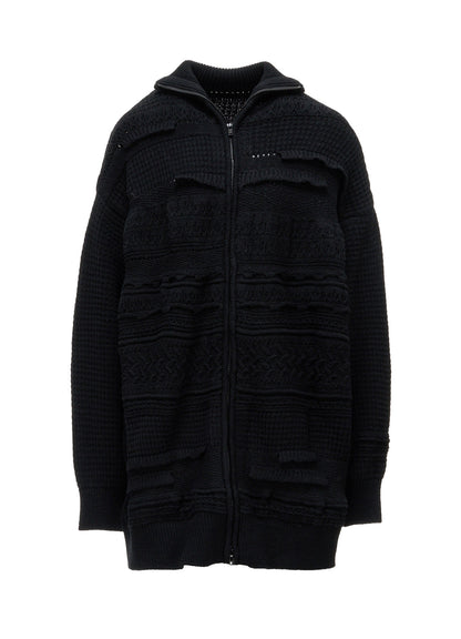 5G KNIT ZIP-UP PULLOVER