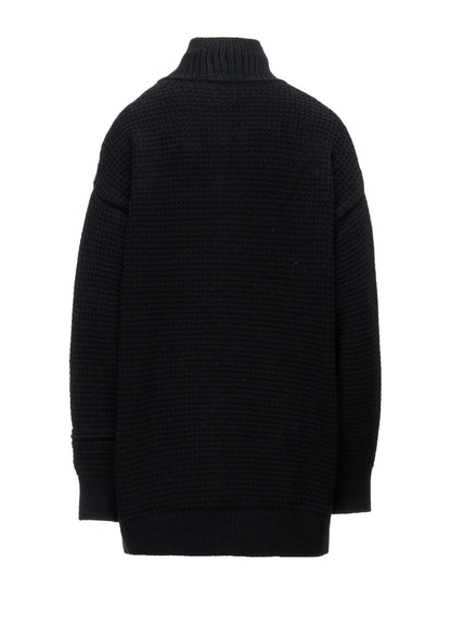 5G KNIT ZIP-UP PULLOVER