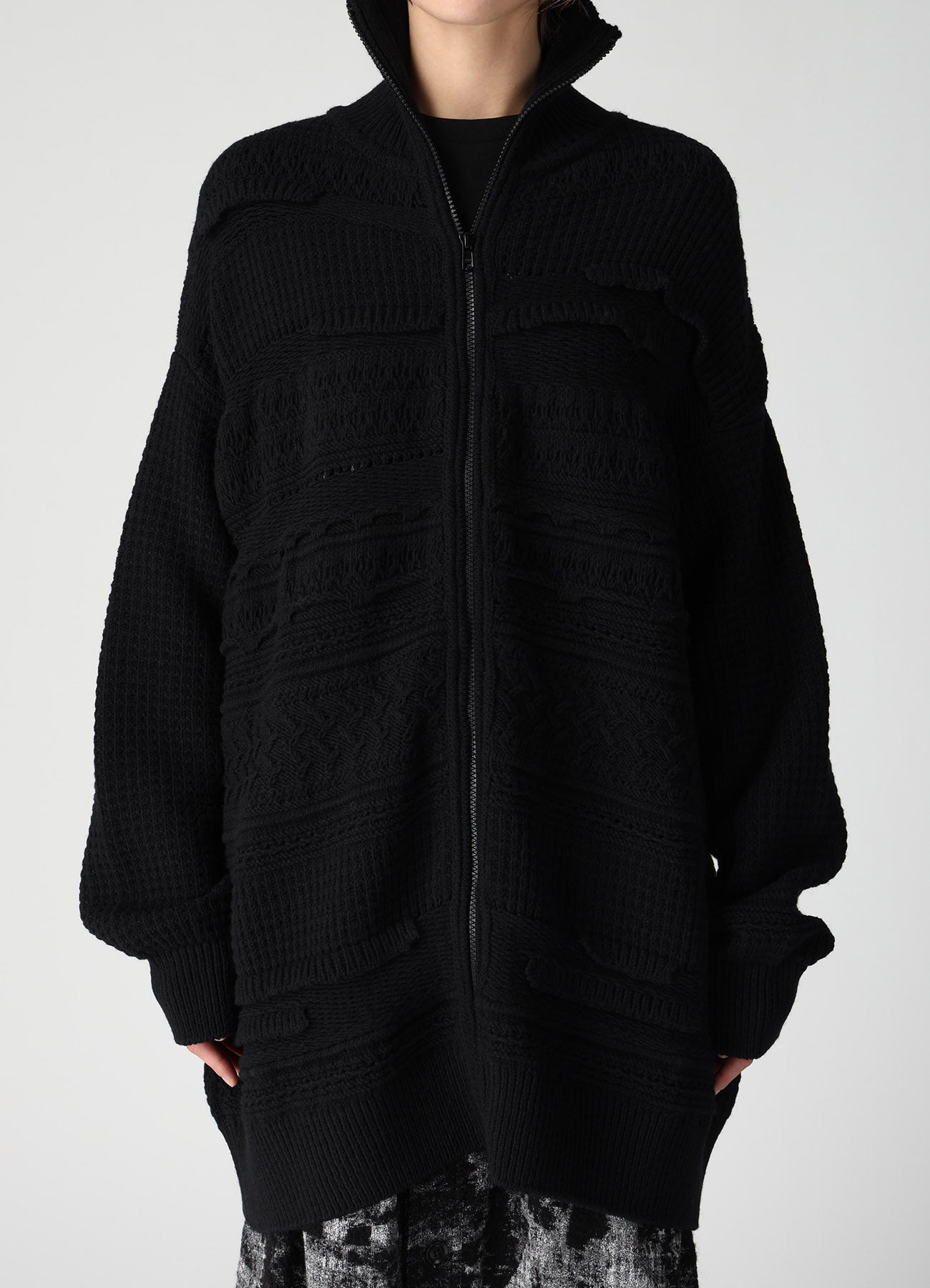 5G KNIT ZIP-UP PULLOVER – THE SHOP YOHJI YAMAMOTO