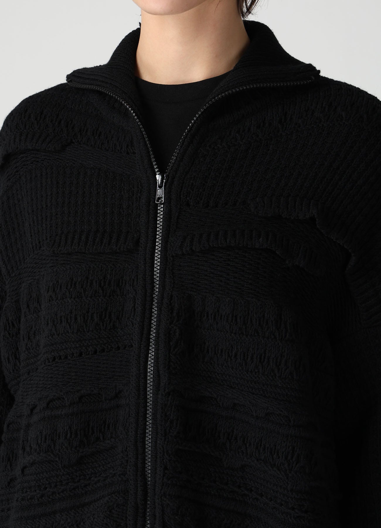 やまりーY. 5G KNIT ZIP-UP PULLOVER – THE SHOP YOHJI YAMAMOTO