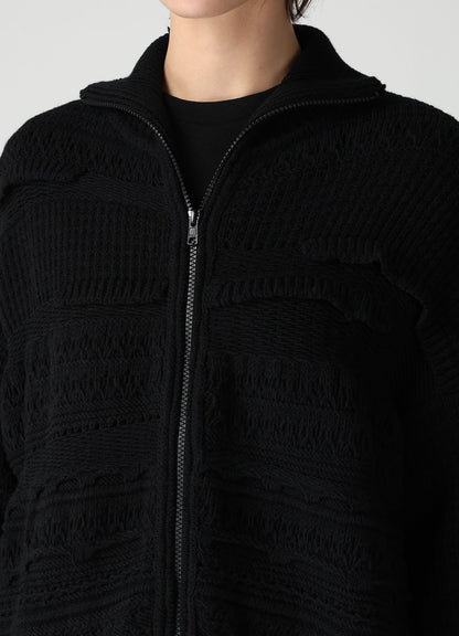 5G KNIT ZIP-UP PULLOVER