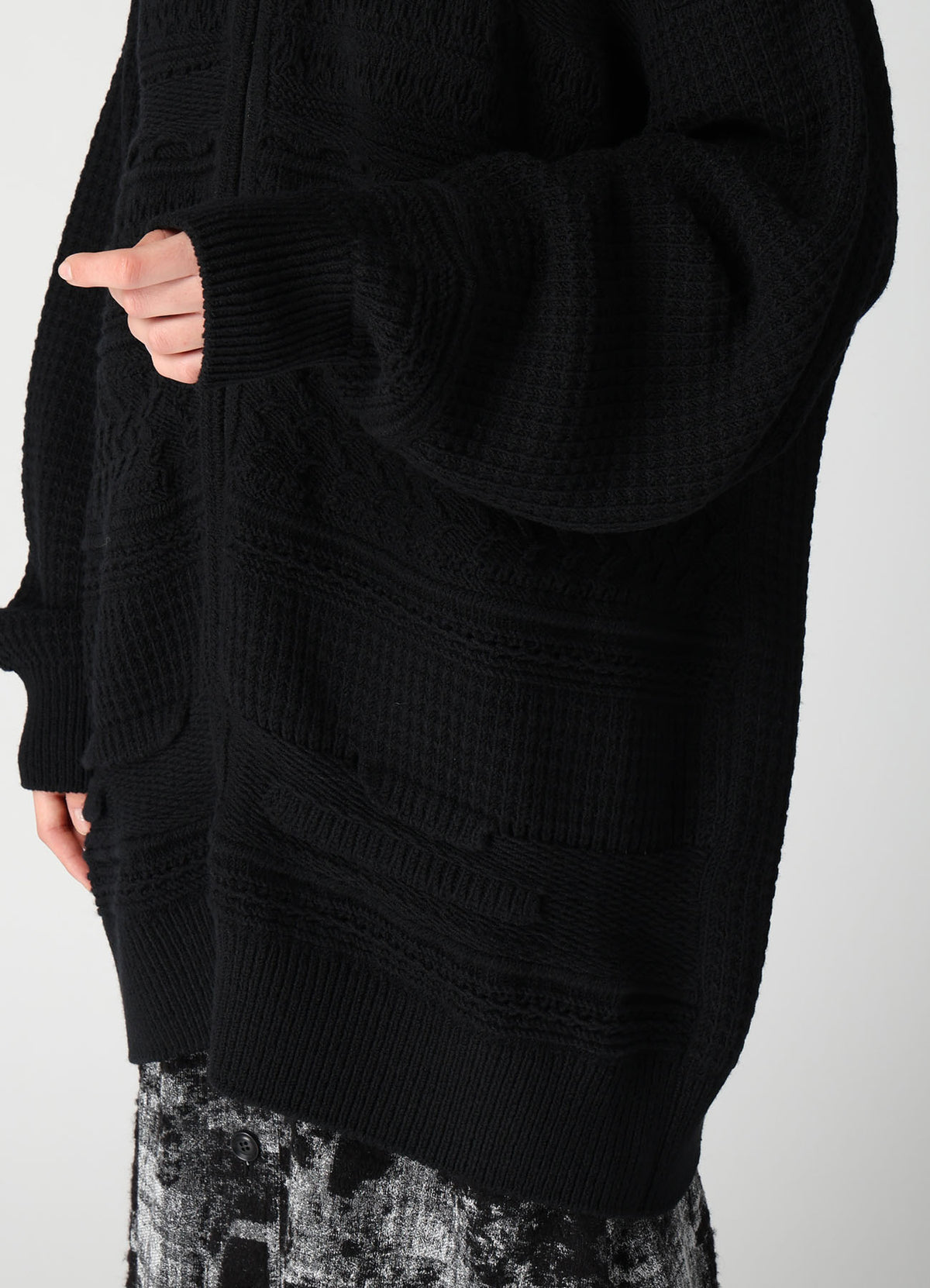 5G KNIT ZIP-UP PULLOVER