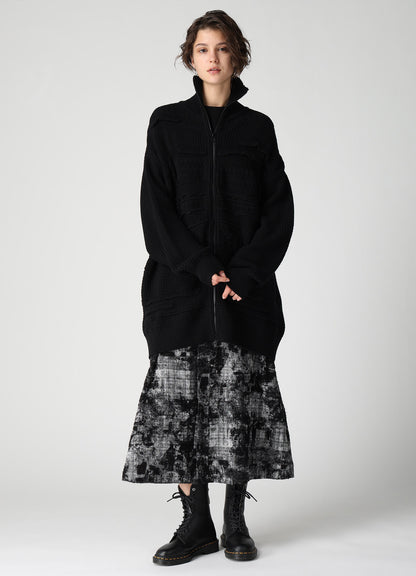 5G KNIT ZIP-UP PULLOVER