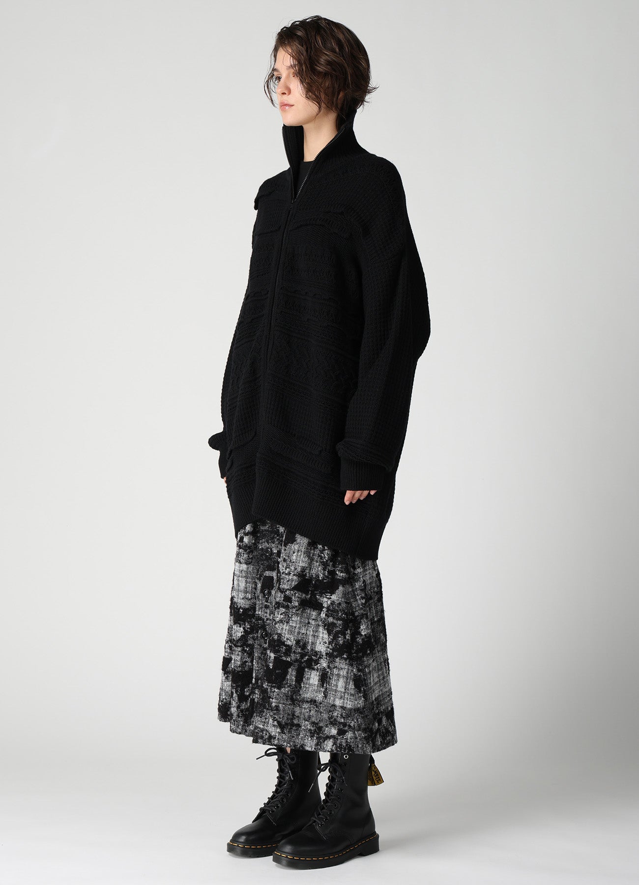 5G KNIT ZIP-UP PULLOVER – THE SHOP YOHJI YAMAMOTO
