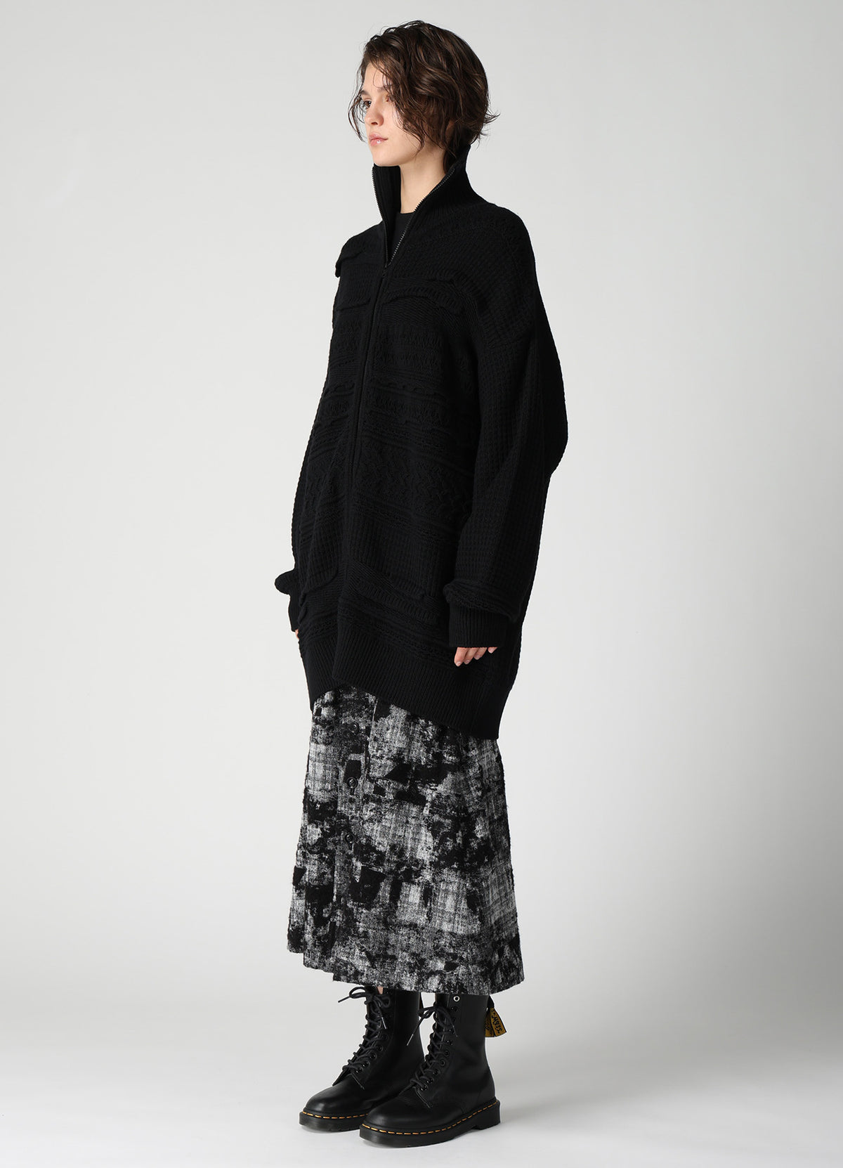 5G KNIT ZIP-UP PULLOVER