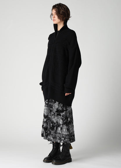 5G KNIT ZIP-UP PULLOVER
