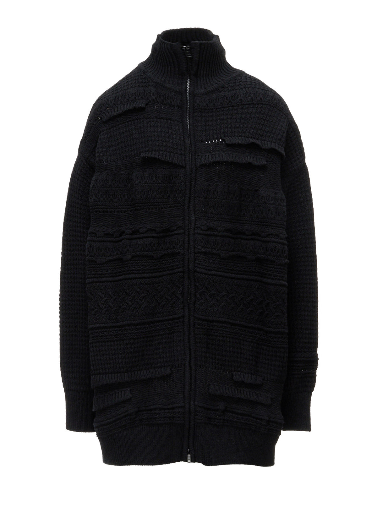 5G KNIT ZIP-UP PULLOVER