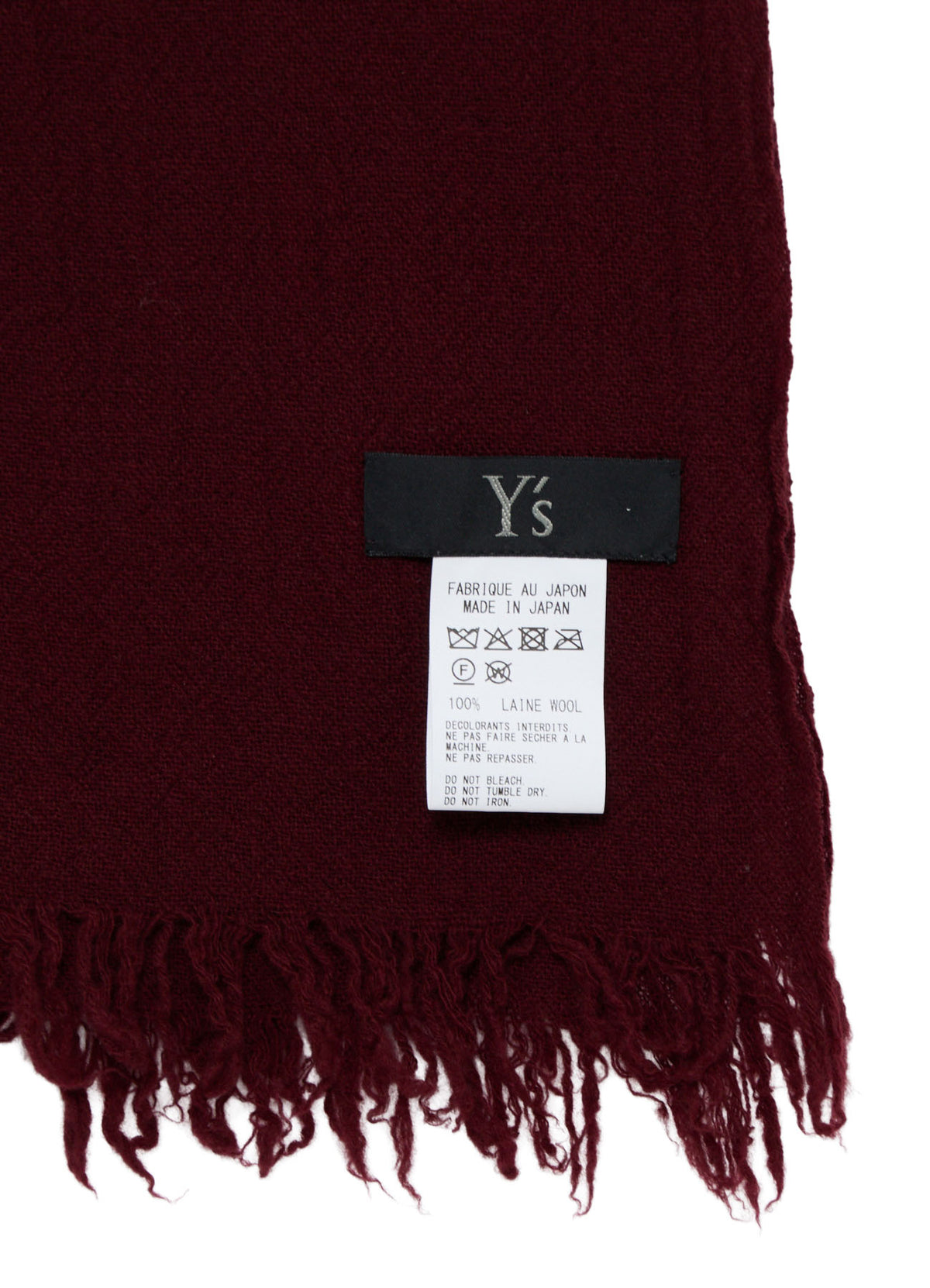 "ONE LIFE" WOOL BIG SCARF