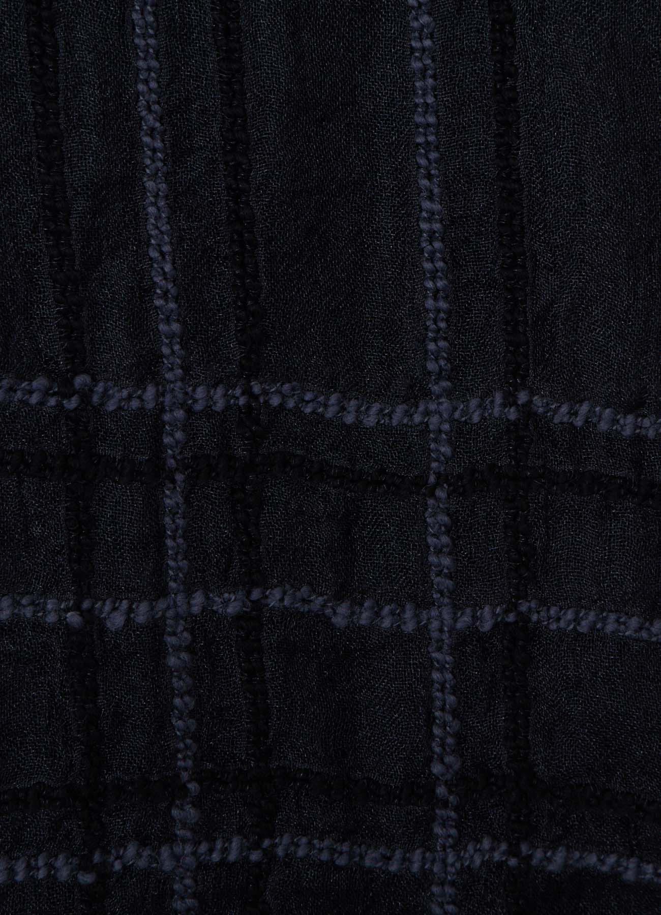 WOOL/SILK PLAID SCARF
