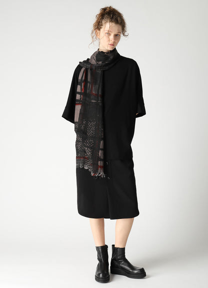 RAYON CASHMERE PRINT SCARF