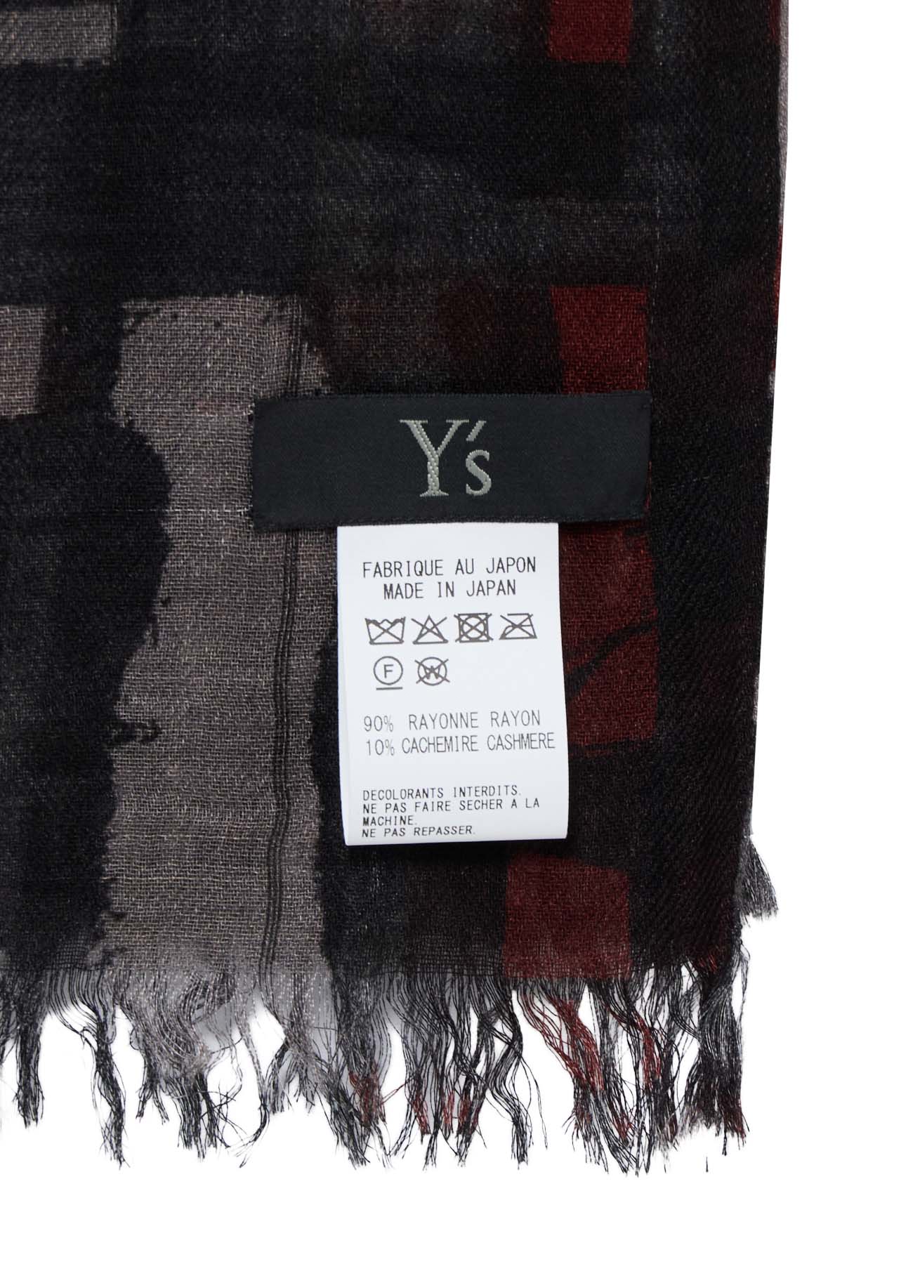 RAYON CASHMERE PRINT SCARF