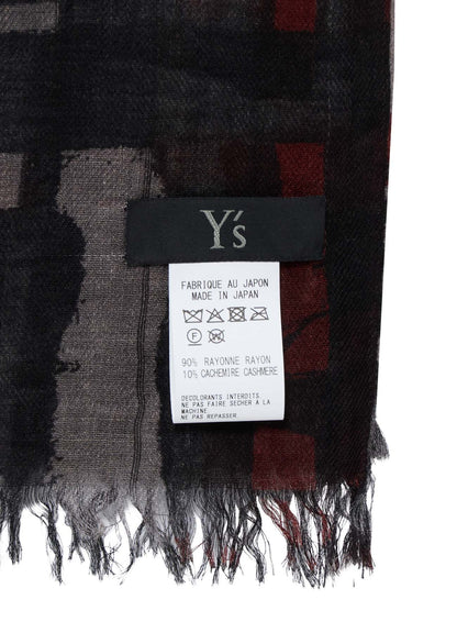 RAYON CASHMERE PRINT SCARF