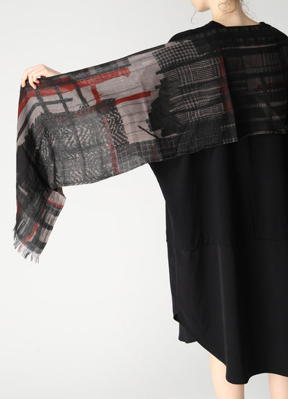 RAYON CASHMERE PRINT SCARF